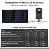 OOYCYOO Solar Charge Controller 40A 12V24V36V48V Auto Max 160V PV