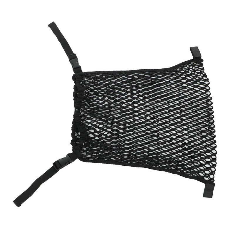 Stroller Mesh Bag Top Button Large Capacity Strap Adjustable Strong
