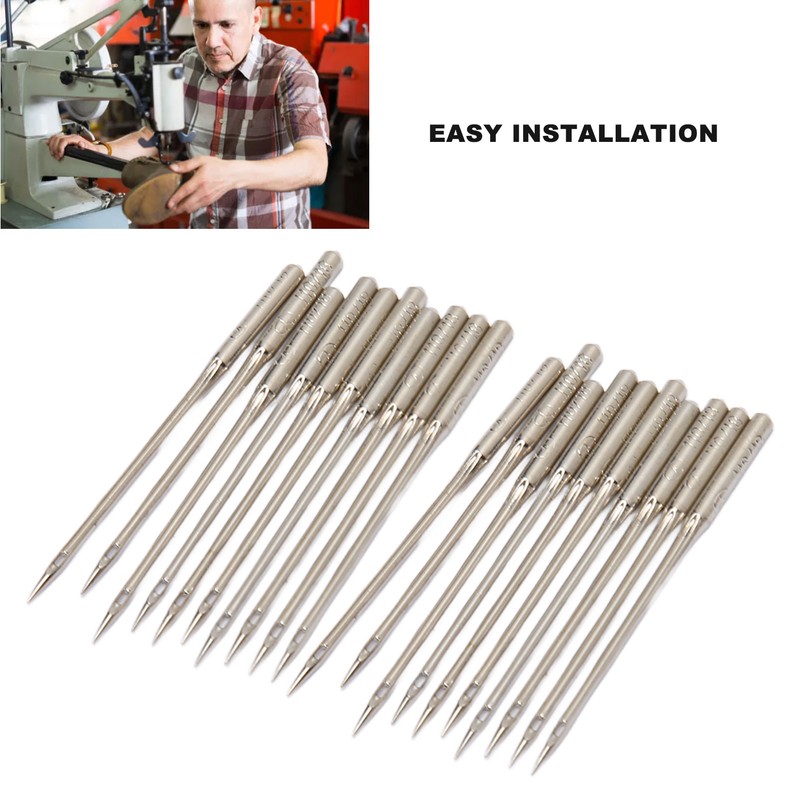 20Pcs Shoe Repair Machine Needle Stainless Steel High Hardness Easy
