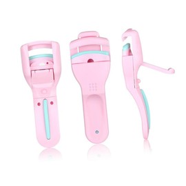 Ipetboom Eyelash Curlers Set Heated Lash Curler Beauty Cosmetic Tool Lash Makeup Supplies Pink