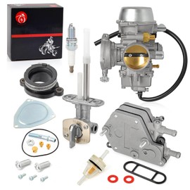 Carburetor Carb & Intake Manifold Fuel Pump and Fuel Valve Petcock For Polaris Outlaw 500 Predator 500 2003 2004 2005 2006 2007
