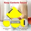 Dexas Slimcase 2 Storage Clipboard with Side Opening, Neon Yellow