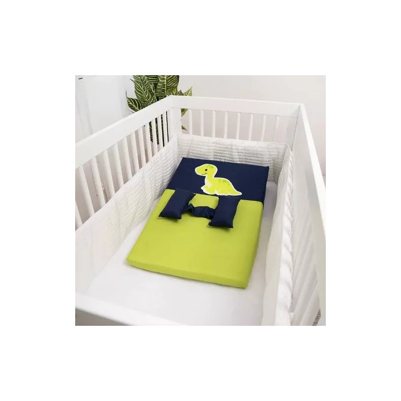 Chiqui Mundo Colchon Anti Reflujo Bebe Little Dino Dinosaurio Evita