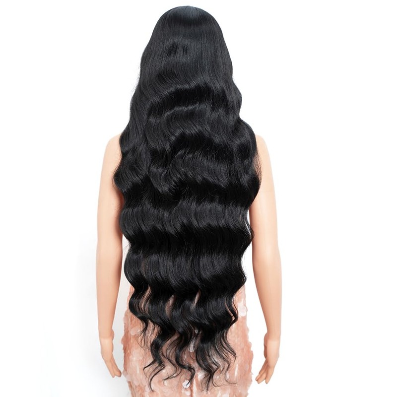 Style Icon 36” Super Long Deep Wave Wig Synthetic Lace