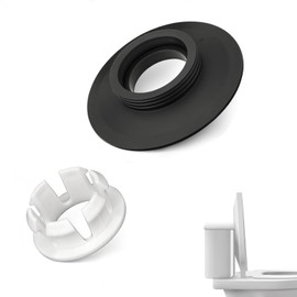2PCS Flush Valve Seal, Compatible with Ideal Standard and Armitage Shanks Toilet Cisterns, Durable Black Rubber Washers Replacement Set, Easy Fit, Leak Proof Design for SV01967 and More