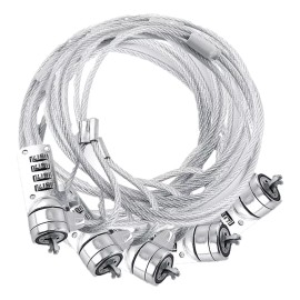 Importeek 5pz Candado Cable Seguridad Computadora Pc Laptop Portatil