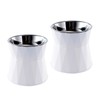 NAHANGPET Elevated Cat Bowls for Food and Water 2Pcs, Raised