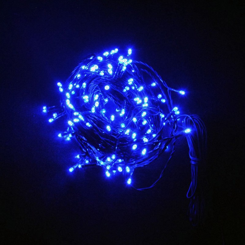 JnDee Safe Voltage 500 Bright LEDs 50 Metres Blue String