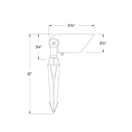 Hinkley Landscape Lighting Hardy Island 1536TMZ-LL Spot Light - 4w MR16 LED Blub Included, 12v - Matte Bronze Clear Lens