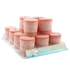 Aloha Bay Candle Votive Essential Oil, Patchouli, 12 Count