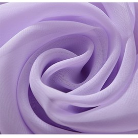 YYCRAFT 150cm wide 4.5 Metres Lavender Chiffon Fabric - per metre