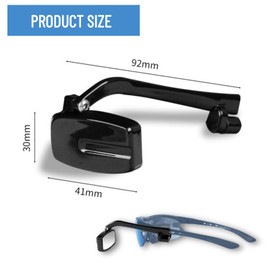SPYMINNPOO Bike Mirrors, Riding Glasses Rear View Mirror ABS Multi Angle Helmet Rearview Mirror for Bike Cycling