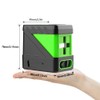 Self-Leveling Laser Level, 2 Lines Laser Level Green Cross Laser