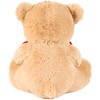 BRUBAKER Teddy Plush Bear with Heart Red - Good Luck