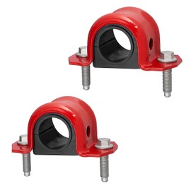 Suspension Dudes 4PC Front Sway Bar Stabilizer Bracket + CODE RED Bushing Kit FITS Ram 1500 4WD 2006-2008, K7383 928-538, Bushings Made In USA - 33 or 34 mm Stabilizer Bar