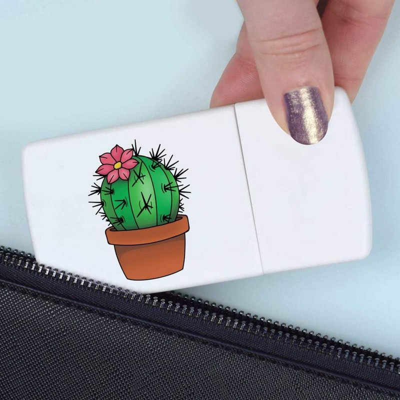 'Potted Cactus' Pill Box with Tablet Splitter (PI00033099)