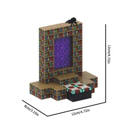 Creative Cube Building Blocks, 1 Box Educational STEM Sensory Toys, Build Mine World Set, Birthday Gifts Toy:_Multicolor_32pcs