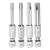 sourcing map Y4-Y8 Tri-Point Screwdriver Bit Set 1/4" Hex Shank