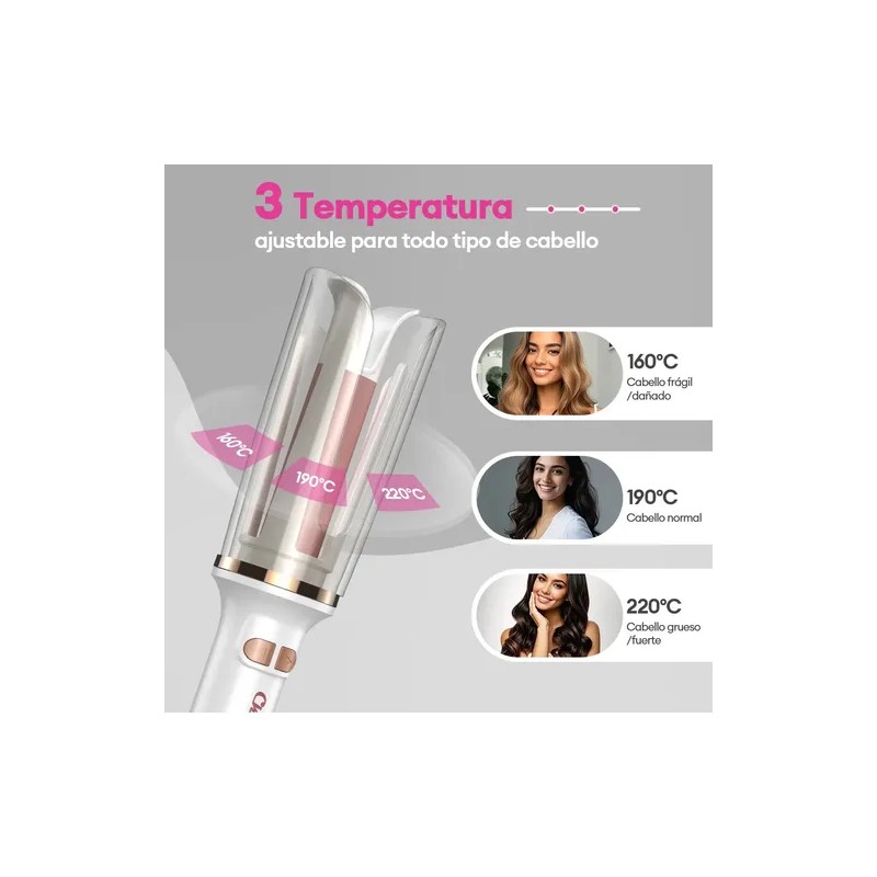 Rizadora Para Cabello Automático Cerámica 25mm 110v-240v