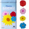 BioSwiss Vendas autoadhesivas con forma de flores, sin látex, estériles,