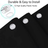 Octopus Decor Shower Curtain for Bathroom, Funny Black and White