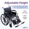 Lightweight Manual Wheelchairs for Adults - 20" Transport Wheelchair with