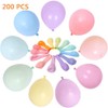 5インチ ミニパステルラテックスバルーン 200個 マカロンキャンディ カラーラテックスパーティーバルーン 結婚式 卒業 婚約 誕生日 ベビーシャワーまたは友人&家族パーティーデコレーション