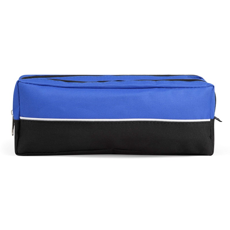 Arpan X-Large Size Double Zip Fabric Pencil Case - Ideal