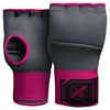 Hayabusa Quick Gel Boxing Hand Wrap Gloves - Grey/Pink, Medium