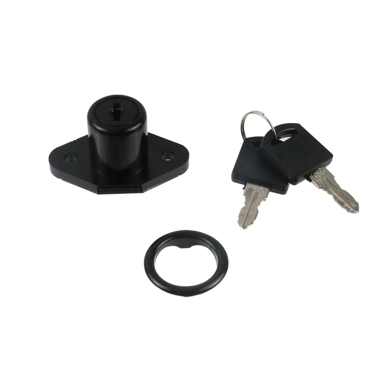 Chinflly Desk Cabinet Lock,Antique Black Drawer Dreeser Cabinet Lock with