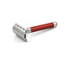 Edwin Jagger 3ONE6 DE Stainless Steel Safety Razor, Grooved, 1x