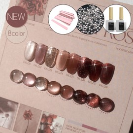 Diesel Signature Dry Rose Magnetic Gel 8-piece set + 2 Diesel top gels / 디젤 시그니처 드라이로즈 자석젤 8종 세트+디젤탑젤2개