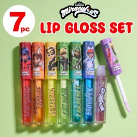 Miraculous Zag Heroez Lipgloss Collection - Juego De 7 Brill