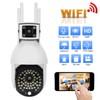 1080P Wifi PTZ Camera 60 Lights Dual Lens IP66 Waterproof