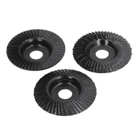 Juego de Discos para Tallar Madera para Carpintería, Paquete de 5 para Accesorios de Amoladora, Disco para Amoladora de Tocones para Cortar Madera, Juego de Discos para Tallar