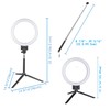AW 8inch Dimmable LED Ring Light 5500K with Phone Holder