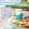 Mini Hot Glue Sticks, Clear Glue Gun Sticks for Metal,