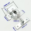 6 Pack Cabinet Latch - Double Roller Catch Hardware for