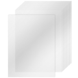 WELANE Plastic Shrinky Papers, 20 PCS Heat Shrink Sheets for DIY Project, Arts Crafts, Drawing, Jewelry Making (20 x 14.5cm/7.87 x 5.7in)