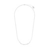 s.Oliver Women's 925 Sterling Silver Necklace, Partially with Gemstone, Rhodium-Plated/Gold-Plated