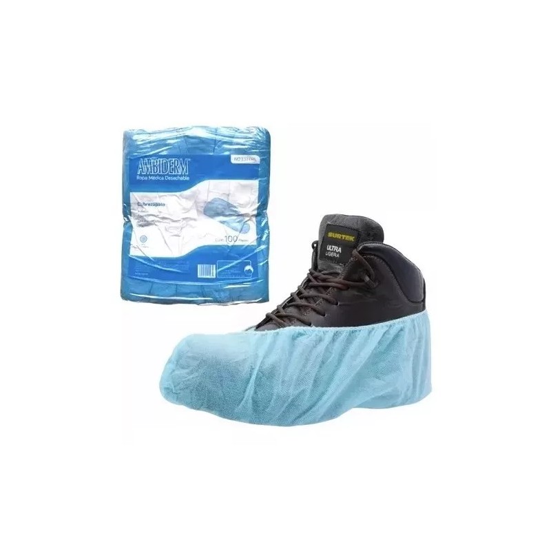 Ambiderm Cubrezapato Desechable Medico Ambiderm 100 Pz
