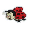 Lady Bug Patch, Kids Rhymes Patch, Embroidered Iron on Sew
