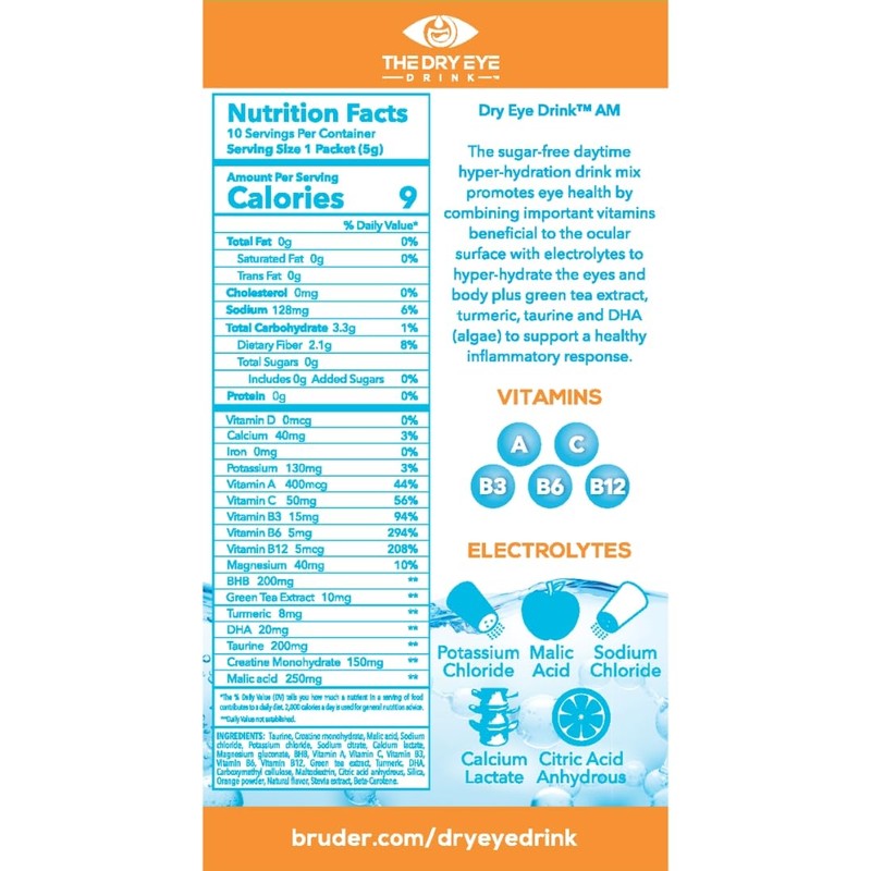 The Dry Eye Drink l Ultimate Hydration for Dry Eyes