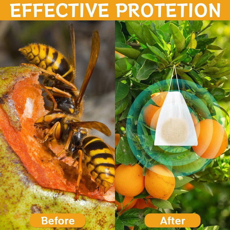 12Pack Wasp Repellent Outdoor - Natural Wasp Deterrent for Outdoor
