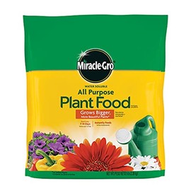 Miracle-Gro Miracle-Gro Water Soluble All Purpose Plant Food, 24-8-16, Instantly Fertilizes Plants, Waterproof Bag - 5 lb.