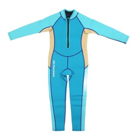 Kids Wetsuit 2.5mm Long Sleeve Thermal Neoprene Toddler Youth Wetsuit for Girls Boys Surfing Swimming Diving Snorkeling 8 Size