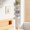 SRIWATANA Wall Rack Wall Shelf Small Display Shelf (White)