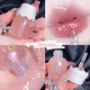 Baorder Shimmer Lip Gloss Set, Moisturising Lip Glow Oil Clear