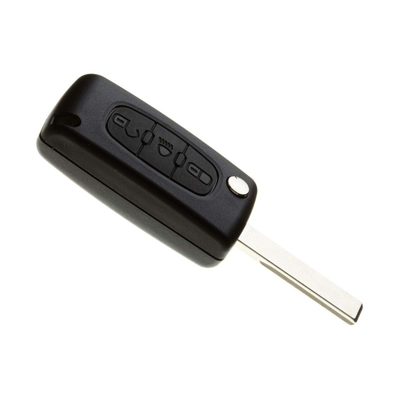 JONGO - Car Key Shell with Blade Compatible with Citroën