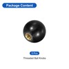 QUARKZMAN Pack of 5 Threaded Ball Knobs, M8 Female Thread